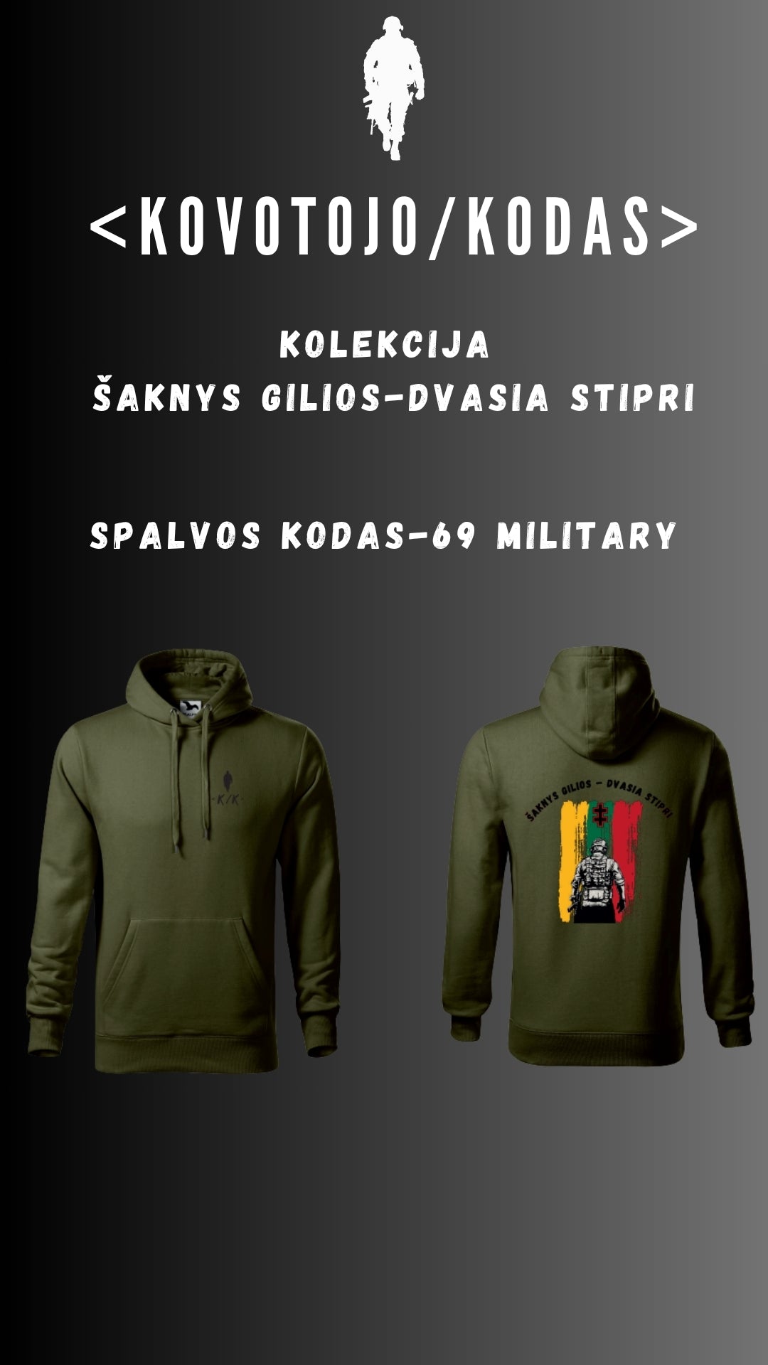 Džemperis "Šaknys Gilios Dvasia Stipri"