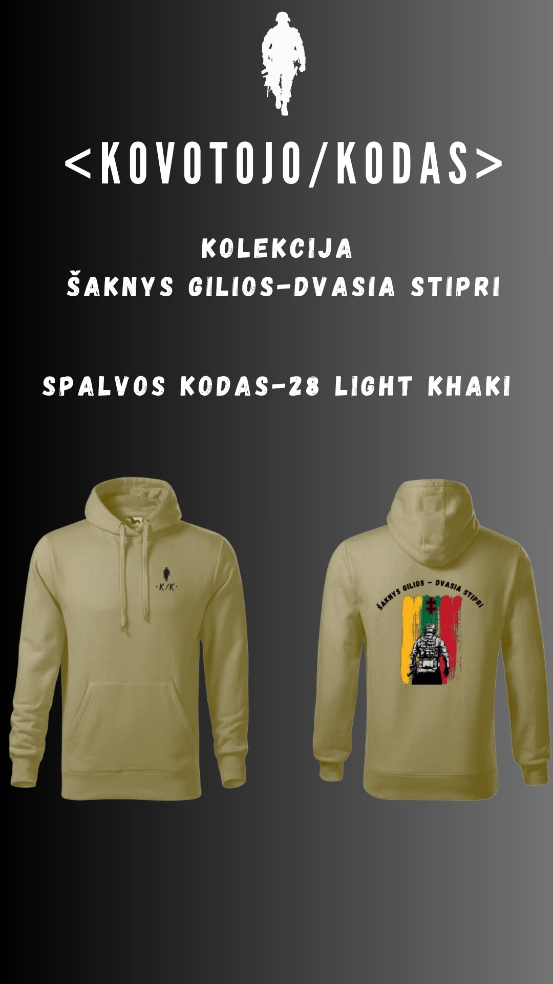 Džemperis "Šaknys Gilios Dvasia Stipri"