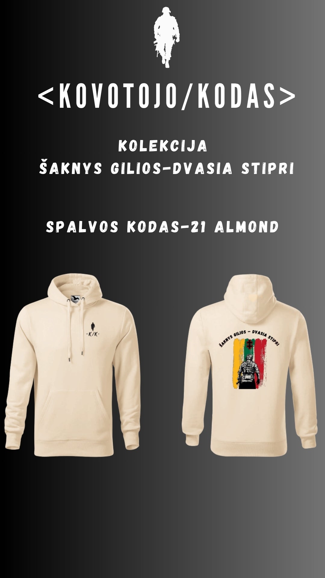 Džemperis "Šaknys Gilios Dvasia Stipri"